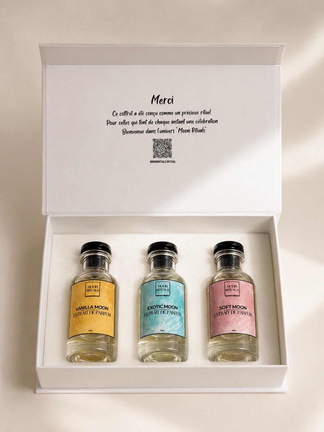 Coffret ouvert Moon Rituals